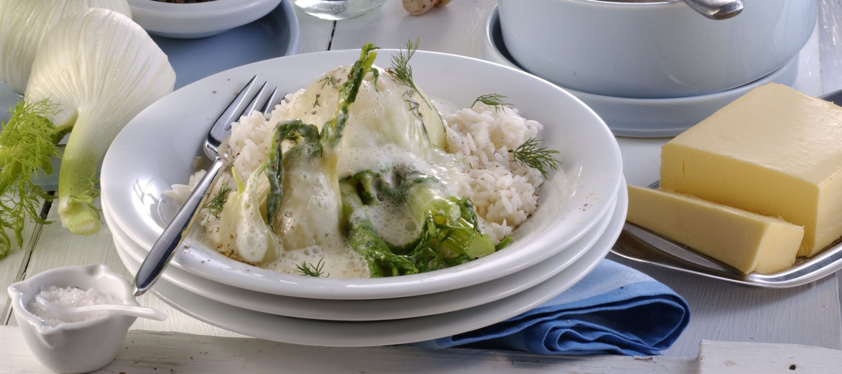 Griechischer Fenchel mit Ouzo-Dill-Sauce Rezept einfach zubereitet ...