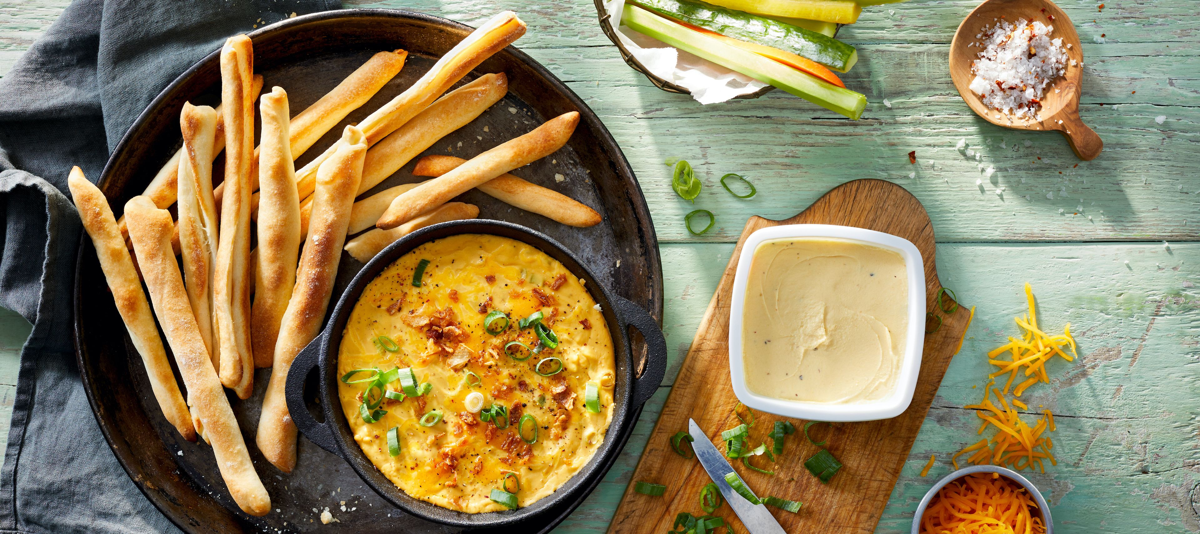 Cremiger Käse-Dip aus dem Ofen Rezept einfach zubereitet - Kerrygold