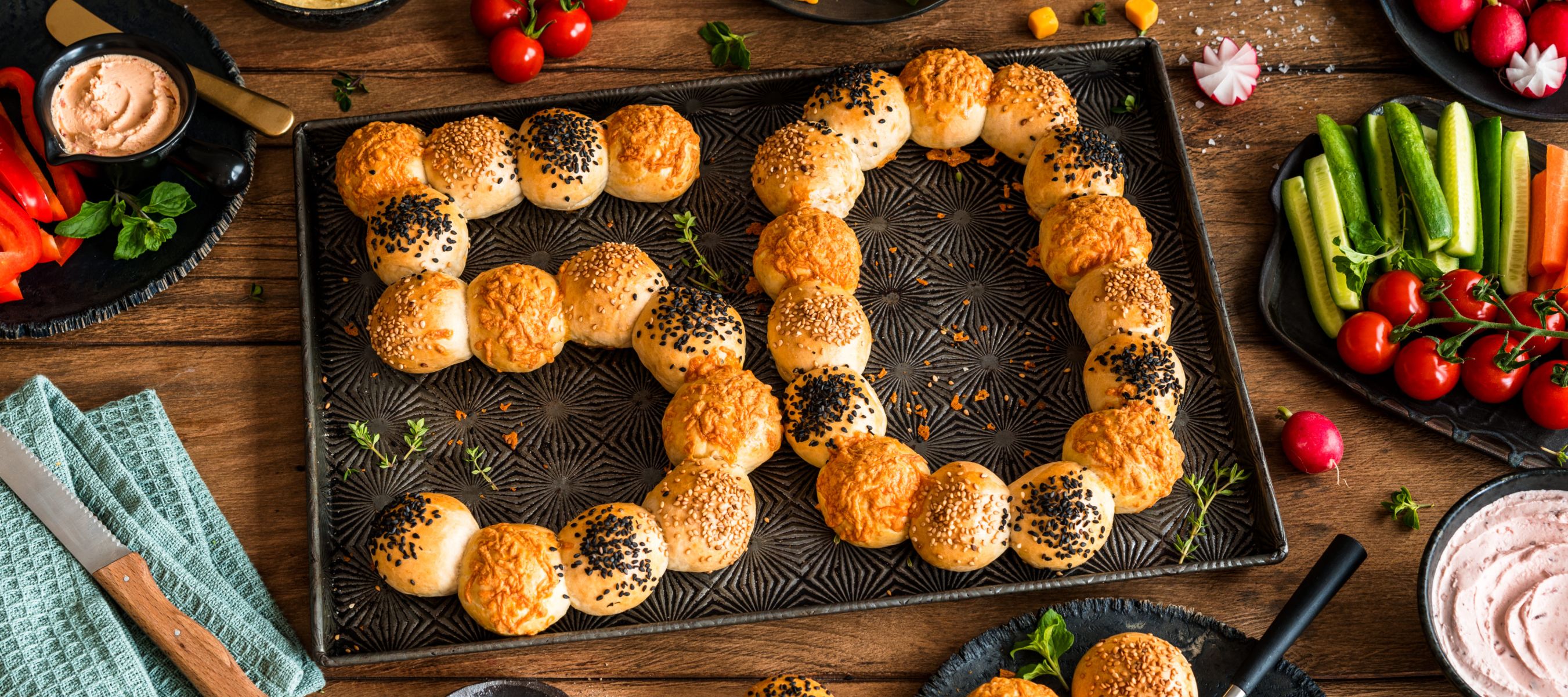 Brötchen-Zahl „50“ Rezept einfach zubereitet - Kerrygold