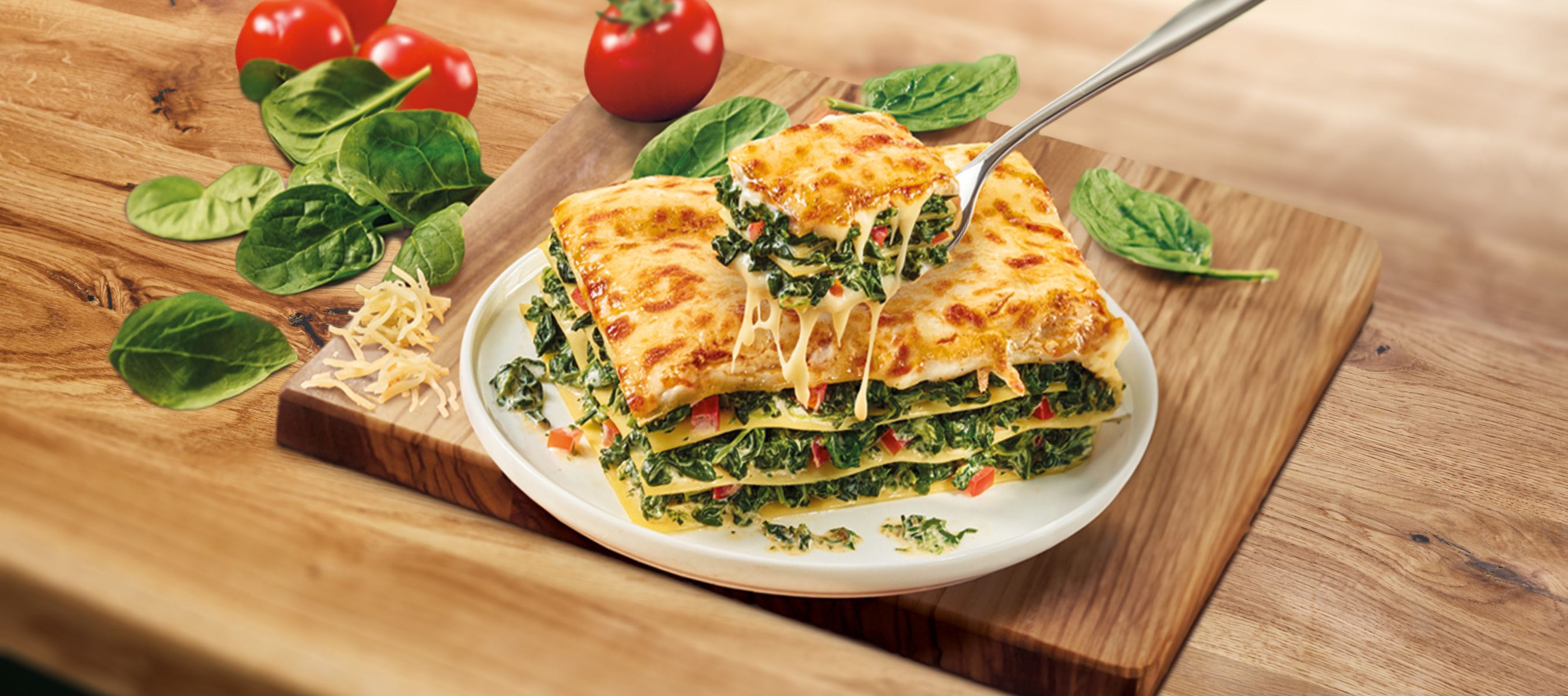 Spinatlasagne Rezept einfach zubereitet - Kerrygold