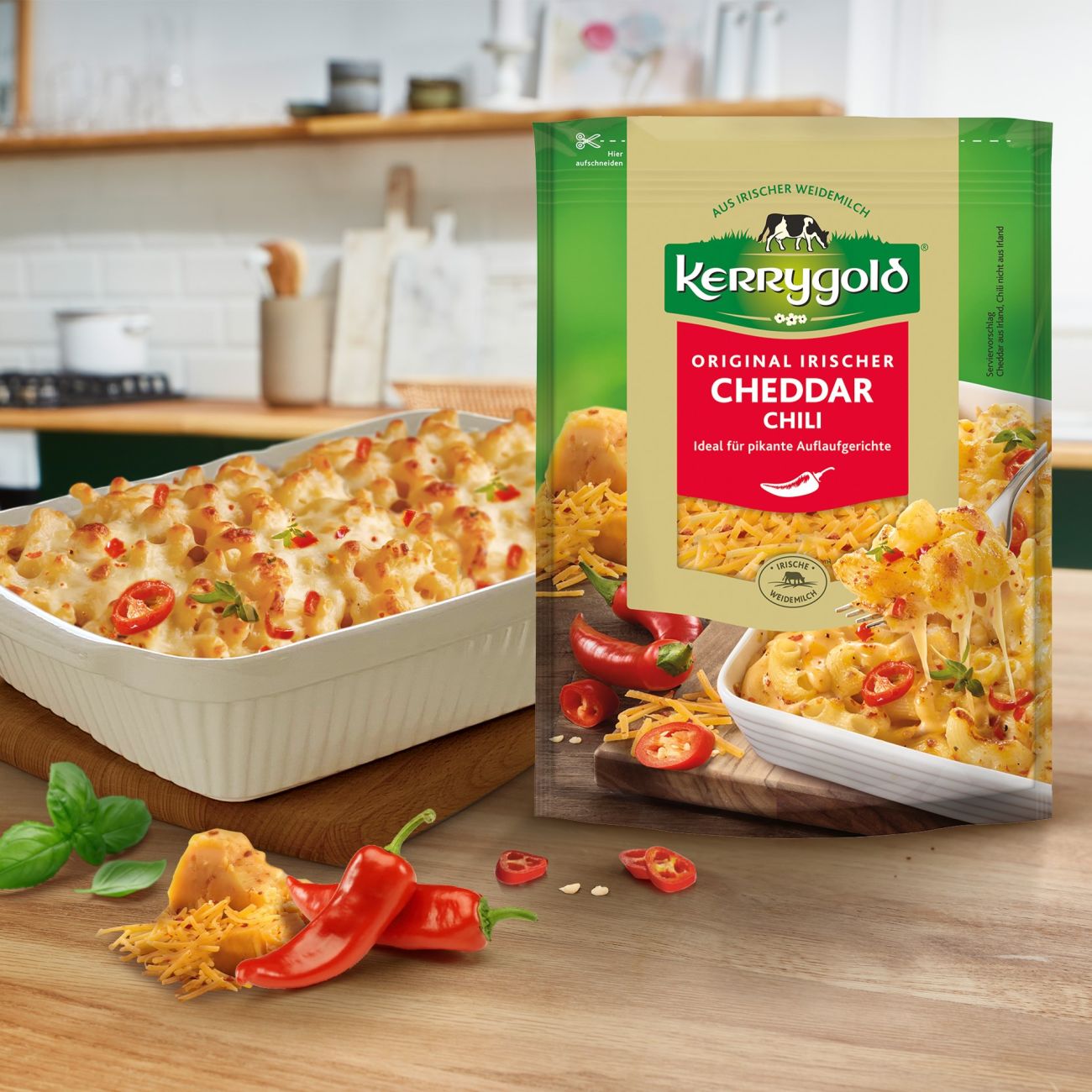 Der neue Cheddar Chili für pikante Abwechslung | Kerrygold