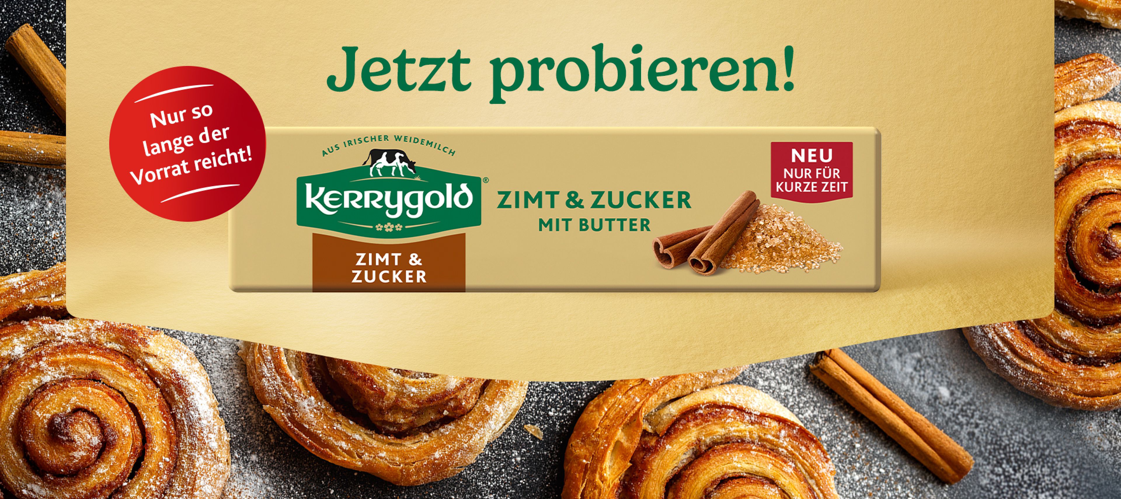 Zimt &amp; Zucker mit Butter - Kerrygold